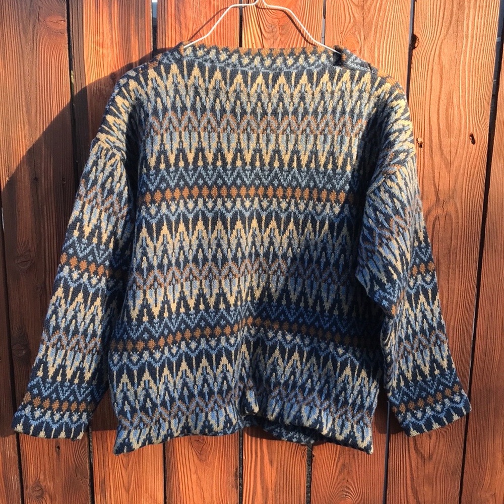 Vintage 1960s Iceland Lambs Wool Knit Sweater | Jersey Modeller Hans Heitsch